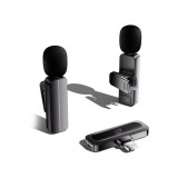 Bulatry Wireless Microphone Set (2 TX + 1 RX, Lightning)