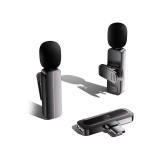 Bulatry Wireless Microphone Set (2 TX + 1 RX, USB-C)