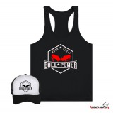 Bull Power - Stringer fekete trikó + baseball sapka