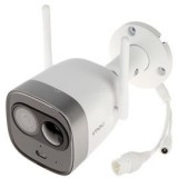 Bullet/2MP/2,8mm/kültéri/IP67/H265/IR30m/SD/PIR/sziréna/mikrofon/12VDC/IP wifi csőkamera (IPC-G26E-IMOU)