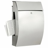 Burg Wachter® Hamburg 3815 NI luxus kerítésen kívüli postaláda újságtartóval