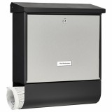 Burg Wachter® LondonSet 68670 BS modern kültéri postaláda újságtartóval