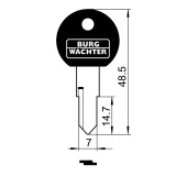 Burg Wächter | BW01870 Nyerskulcs