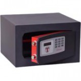 Bútorszéf, elektronikus zár, 17 l, 210x340x300 mm, TECHNOMAX "MTE 3"