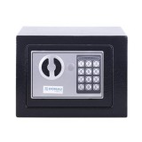 Bútorszéf, elektronikus zár, 230x170x170 mm, DONAU Tech, fekete (D19073251)