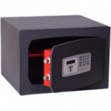 Bútorszéf, elektronikus zár, 30 l, 270x390x350 mm, TECHNOMAX "MTE 4"