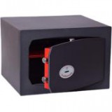 Bútorszéf, kulcsos zár, 30 l, 270x390x350 mm, TECHNOMAX "MTK 4"