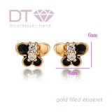 Butterfly Black Design, fülbevaló