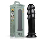 BUTTR Madbull Muzzl - tapadókorongos dildó (fekete)