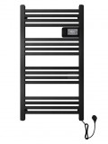 BVF Kobe 500W elektromos törölközőszárító radiátor, fekete színben