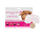 Bye Bra F-H - láthatatlan mellemelő tapasz - nude (6db)