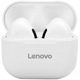 Bluetooth sztereó fülhallgató, v5.0, TWS, töltőtok, zajszűrővel, érintés vezérlés, vízálló, Lenovo LivePods LP40, fehér, gyári (RS102698) - Fülhallgató