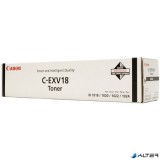 C-EXV18 Fénymásolótoner IR 1018 fénymásolóhoz, CANON, fekete, 8,4k