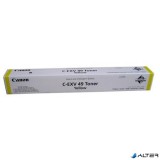 C-EXV49Y Lézertoner IR C250, C350, C351 nyomtatókhoz, CANON, sárga, 19k