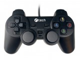C-TECH GP-05 Callon Pro, Playstation 3, PC, Fekete, Vezetékes kontroller