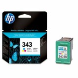 C8766EE Tintapatron DeskJet 460 mobil, 5740, 5940 nyomtatókhoz, HP 343 színes, 7ml (eredeti)