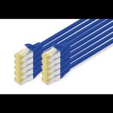 Cable Digitus Patch Cat6a S/FTP 0,25m Blue10pcs. (DK-1644-A-0025-B-10)