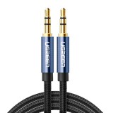 Cable USB UGREEN 60178, 3.5mm jack, male, 0.5m (blue-black)