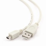 CABLEXPERT CC-USB2-AM5P-3 USB - miniUSB kábel 90cm fehér
