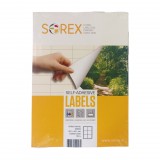 Cadmas Etikett cimke 1/06, 99,1x93,1mm kerekített, 6 db címke/A4