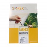 Cadmas Etikett cimke 1/24, körcímke 40mm, 24 db címke/A4