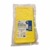Cadmas Mikroszálas törlőkendő Profi sárga 40x40cm 300g/m2 10db