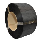 Cadmas Pántszalag PP 12x0,63mmx2250m fekete, cséve:200/190mm, szak.sz:145kg