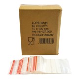 Cadmas Simítózáras tasak ÍRHATÓ 60x80 mm