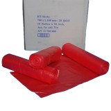 Cadmas Zsák HDPE 700x1100mm/20mikron, piros, 50db/tek., 500db/#