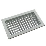 CAIROX SHVN fehér kétsoros acél fali rács - 1200x400