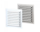 CAIROX VMVM fém szellőzőrács - 125x125 - feher