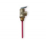 Caleff TP Biztonsági szelep 3 bar 90°C 1/2" külső menet Hőmérséklet és nyomás (T&P) határoló biztonsági szelep