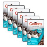 CALIBRA Cat Adult pisztráng és lazac darabok szószban 6 x 100 g