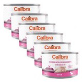 Calibra Cat Kitten GF - Csirke és csirkeszív konzerv lazacolajjal 6 x 200g