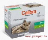 Calibra Cat Premium Line Steril Multipack 12*100g alutasakos eledel
