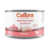 Calibra Cat Sensitive GF - Pulyka konzerv lazaccal és lazacolajjal 200 g