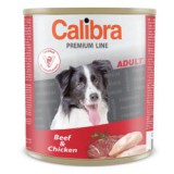 CALIBRA Premium Adult konzerv - marhahús és csirke, 800 g