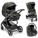 CAM Techno Deluxe babakocsi szett Avant 585 fekete vázzal V90S Area hordozóval MTB