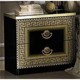 CamelGroup Aida éjjeliszekrény - fekete-arany