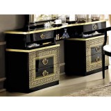 CamelGroup Aida fésülködő asztal - fekete-arany