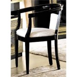 CamelGroup Aida karosszék tűzálló, medaglione arany szövettel - fekete