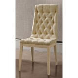 CamelGroup Ambra Day Capitonne’ szék, bézs színű műbőrrel - nyírfa