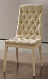 CamelGroup Ambra Day Capitonne’ szék, bézs színű műbőrrel - nyírfa
