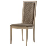 CamelGroup Ambra Day Rombi szék, sötétszürke színű műbőrrel - nyírfa