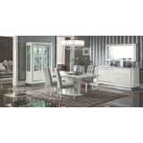 CamelGroup Dama Bianca Day étkező - fehér, 200x103 cm étkezőasztallal