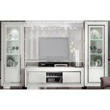 CamelGroup Dama Bianca Day TV szekrény szett (TV szekrény + 2x 1-ajtós vitrines szekrény)