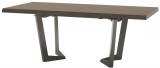 CamelGroup Elite Day Net étkezőasztal 160x105 cm (+2x50 cm hosszabbítható) - ezüst nyír