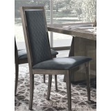 CamelGroup Elite Day Rombi szék, Velluto Miraglio 617 Blu - ezüst nyír