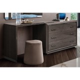 CamelGroup Elite komód fésülködő asztal kerettel - ezüst nyír