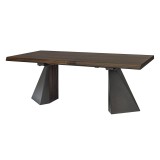 CamelGroup Erezett dió étkezőasztal, bővíthető 160x105 cm (+2x50 cm bővíthető) – CA Elite Day Tent